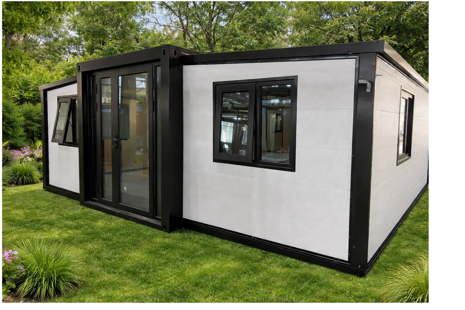 Vista exterior del modelo EXPANDHOME de 72 metros cuadrados